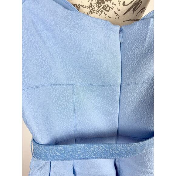 B40. Self-Portrait Pleated Taffeta Midi Dress 2 Cocktail Party Emily In Paris - Picture 6 of 10